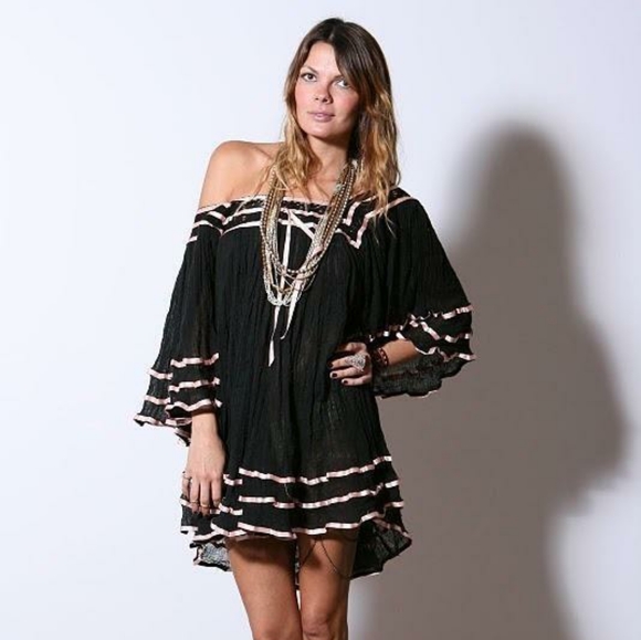 Jen's Pirate Booty - Janis Contrast Ribbon Dress - Picture 1 of 5